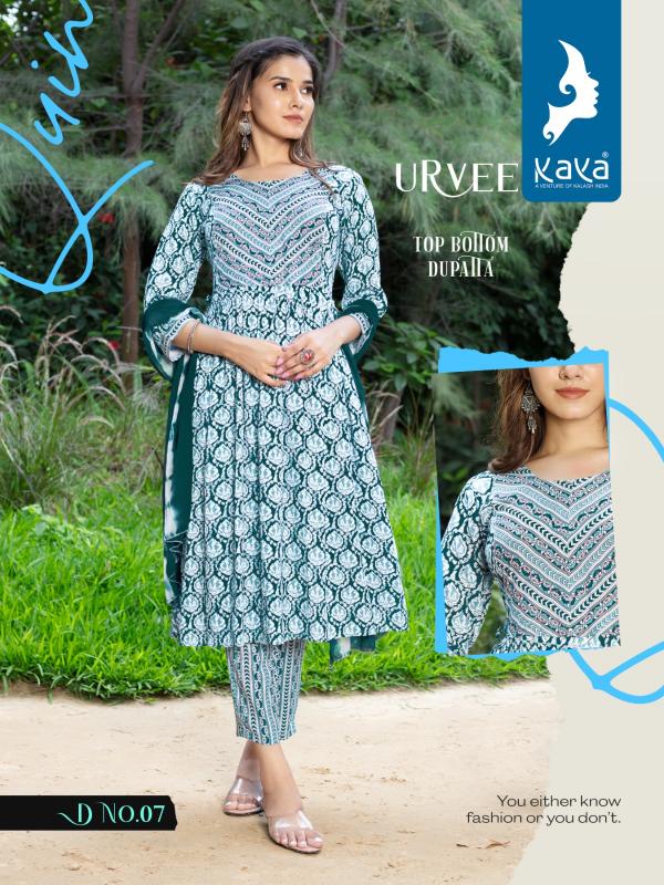 Kaya Urvee  Designer Kurti Pant With Dupatta Collection